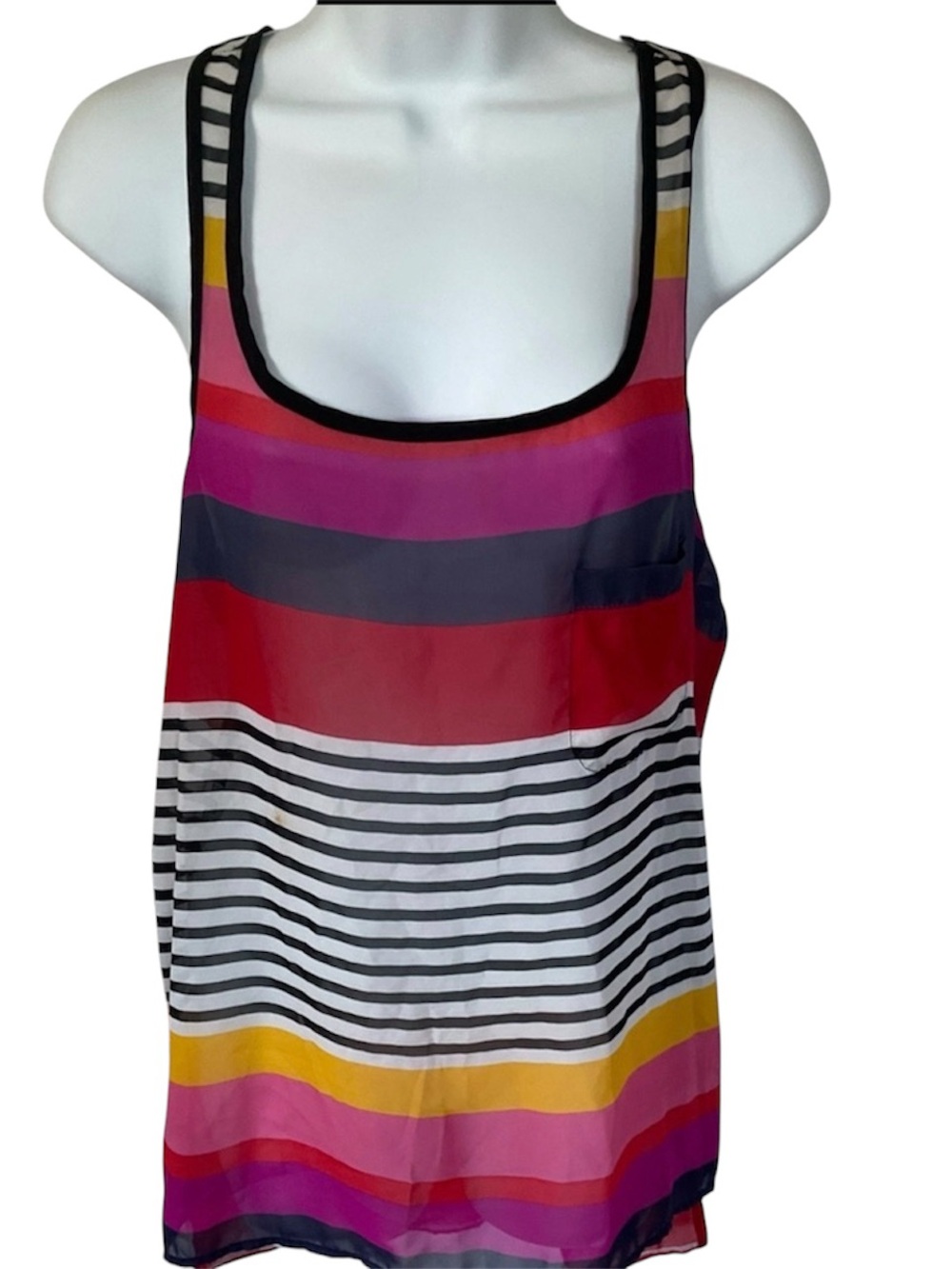 Willow & Clay Sleeveless Colorful Top Size Medium
